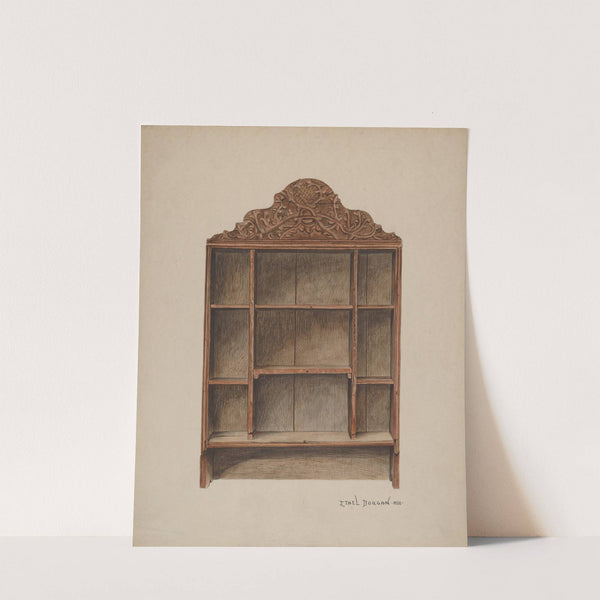 Hand Carved Cabinet by Ethel Dougan