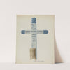 Hand Made & Painted Wooden Cross - Headstone by Majel G. Claflin