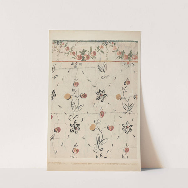 Hand Painted Wall (Detail) by John Collins