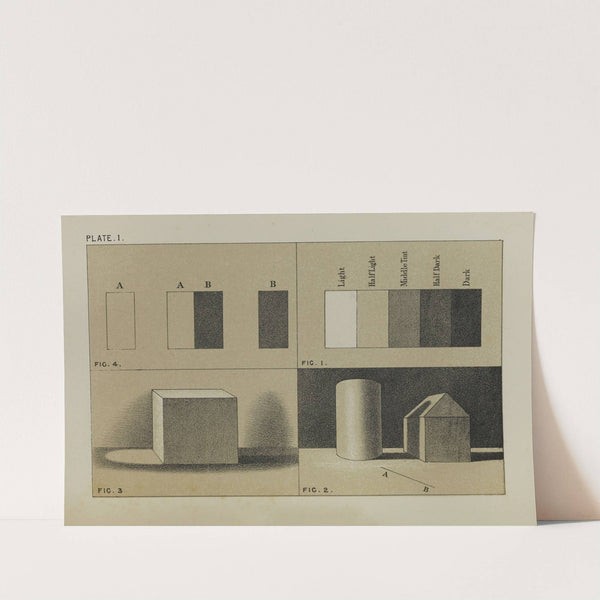 Handbook of light and shade, with especial reference to model drawing Pl.01 by Mary Philadelphia Merrifield