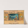 Handbook of the New Public Library in Boston (ca. 1890 - 1900) by Joseph Lindon Smith