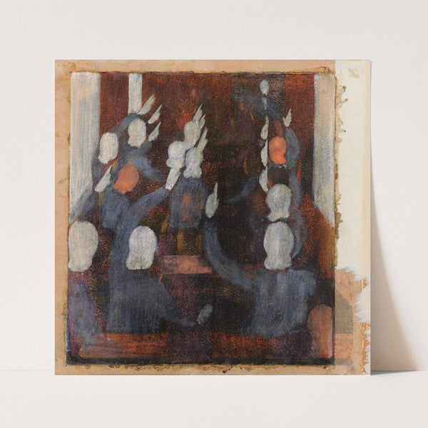 Händehochhaltende, Skizze by Otto Meyer-Amden