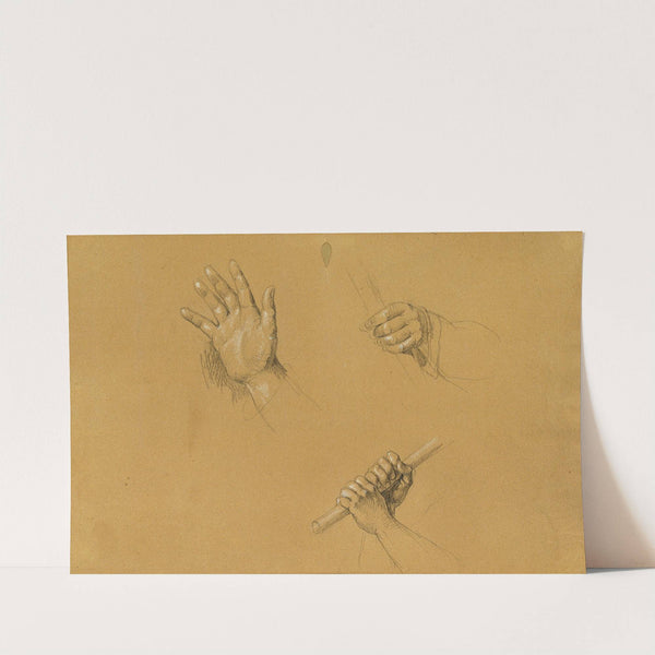 Handstudien zur ‘Szene aus dem Tiroler Freiheitskampf’ (1840) by Johann Peter Krafft