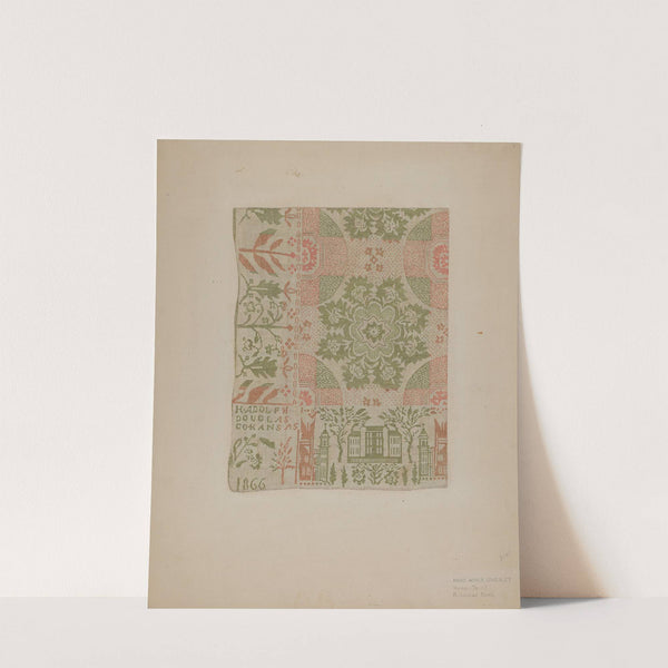 Handwoven Coverlet by M. Louise Kent