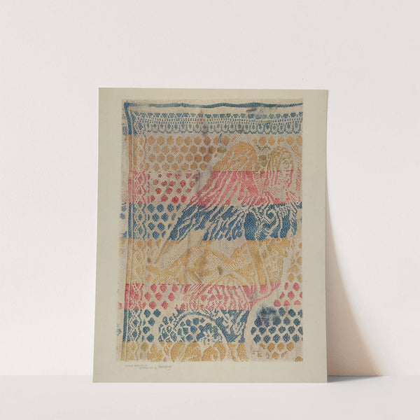 Handwoven Table Cover by Alfred Walbeck