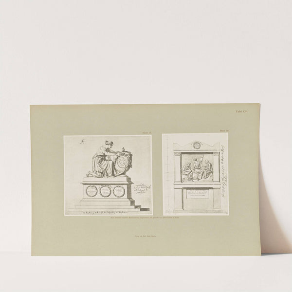 Handzeichnungen von Gottfried Schadow Pl.13 (1886) by Johann Gottfried Schadow