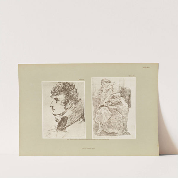 Handzeichnungen von Gottfried Schadow Pl.25 (1886) by Johann Gottfried Schadow