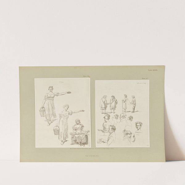 Handzeichnungen von Gottfried Schadow Pl.27 (1886) by Johann Gottfried Schadow