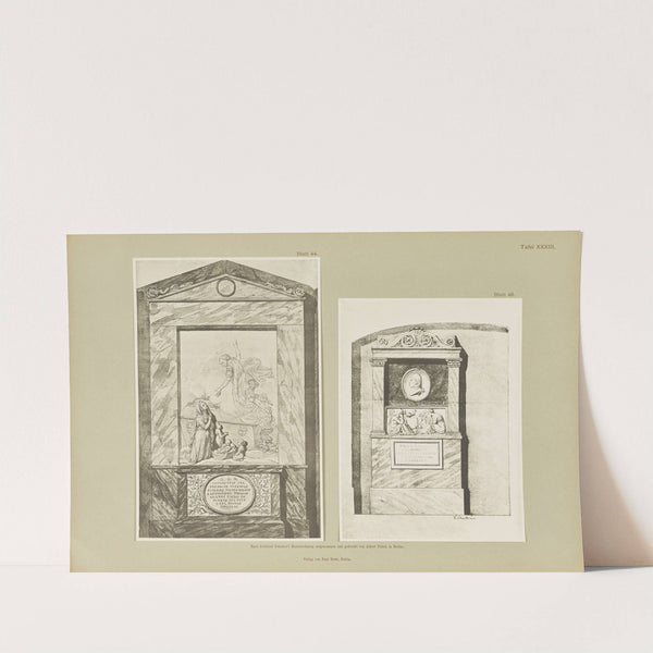 Handzeichnungen von Gottfried Schadow Pl.33 (1886) by Johann Gottfried Schadow