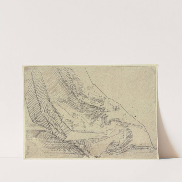 Hanging tail of a garment by Hans Brosamer