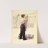 Hanging the Laundry (c. 1925) by Leslie Thrasher