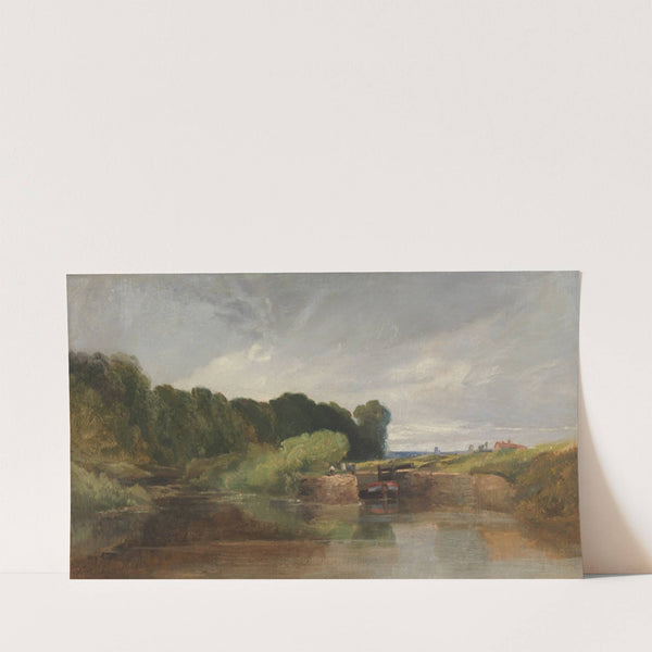 Hanham Lock on the Avon (ca. 1840) by William James Müller