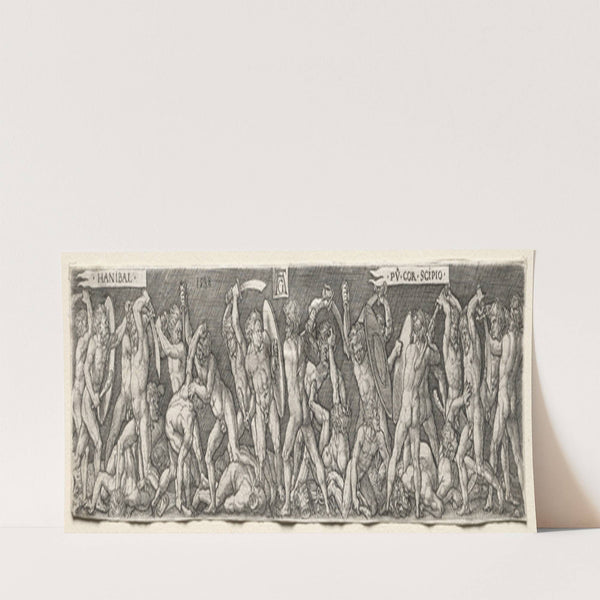 Hannibal Fighting Scipio (1538) by Heinrich Aldegrever