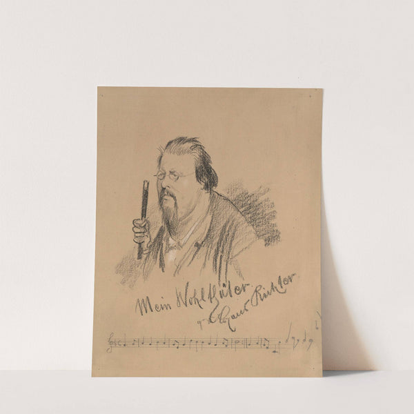 Hans Richter (1843-1916), Dirigent (1890) by Ernst Juch