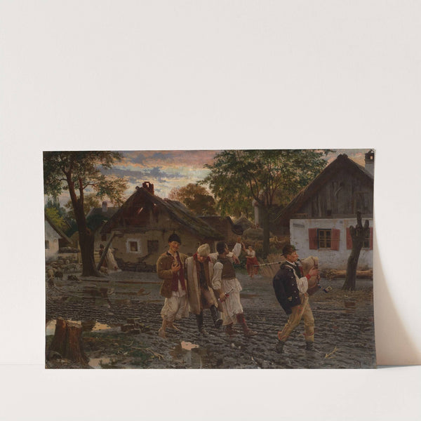 Happy Brothers (1887) by Uroš Predić