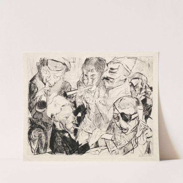 Happy New Year 1917 (1917) by Max Beckmann