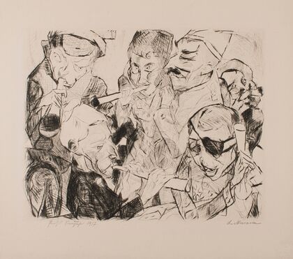 Happy New Year 1917, plate 17 from the portfolio ‘Faces’ (1917)