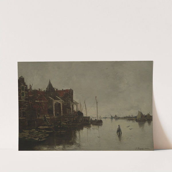 Harbor Scene (1872) by Jacob Maris