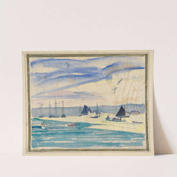 Harbor Scene by William Zorach