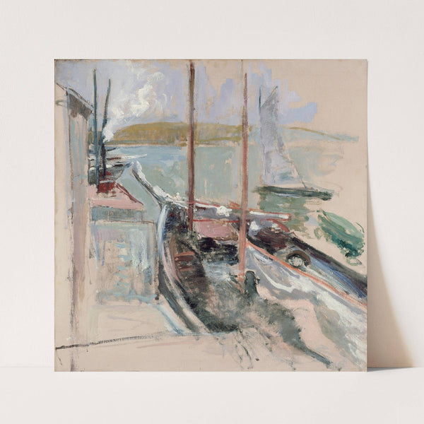 Harbor Scene (circa 1900) by John Henry Twachtman