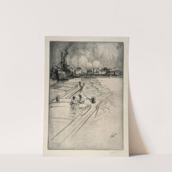 Harbor Skyline (1905) by Charles Frederick William Mielatz