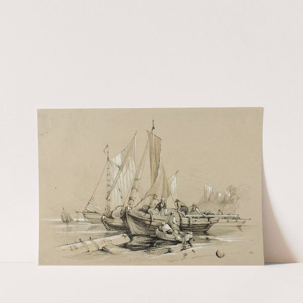 Harbor with Cutters by Eugene Blery