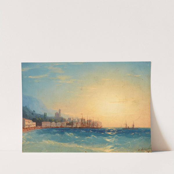 Harbor with Ships by Ivan Konstantinovich Aivazovsky