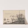 Harbour Scene by Charles Golding Constable