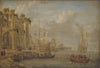 Harbour Scene with Antique Ruins