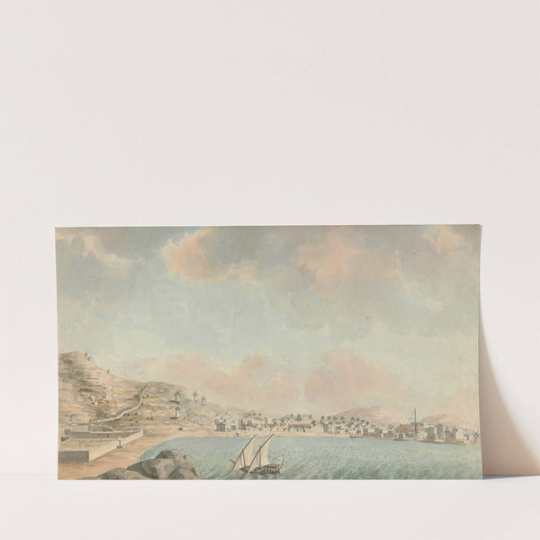 Harbour Town Surrounded by Windmills (ca. 1785) by Willey Reveley