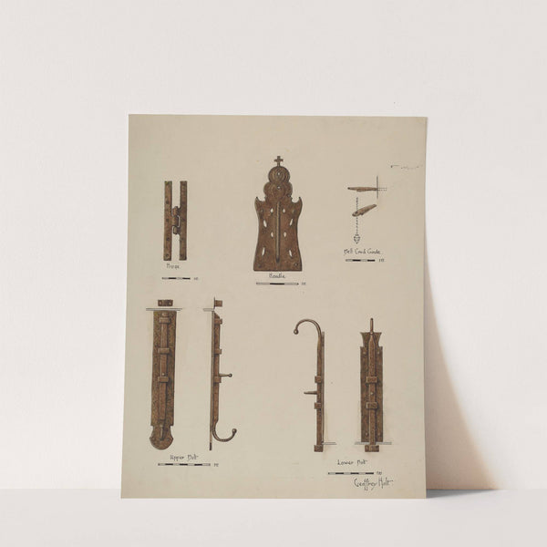 Hardware Details (of doors) by Geoffrey Holt
