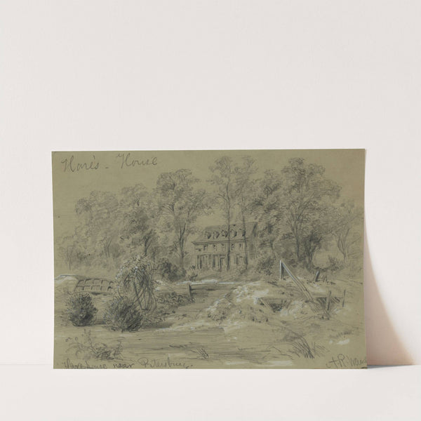 Hare house near Petersburg by Alfred Rudolph Waud