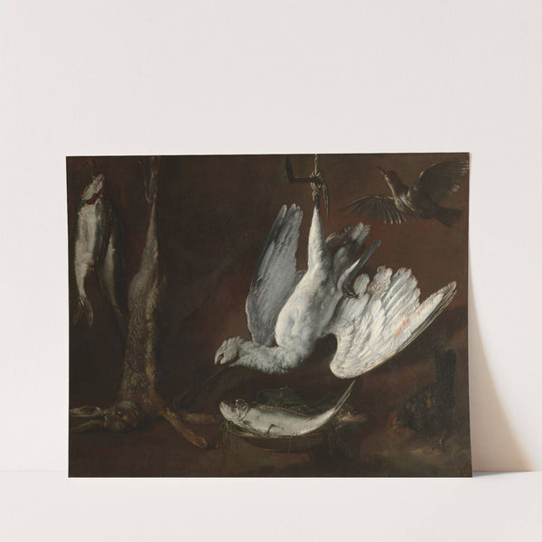 Hare, Spoonbill, and Fish by Anonymous
