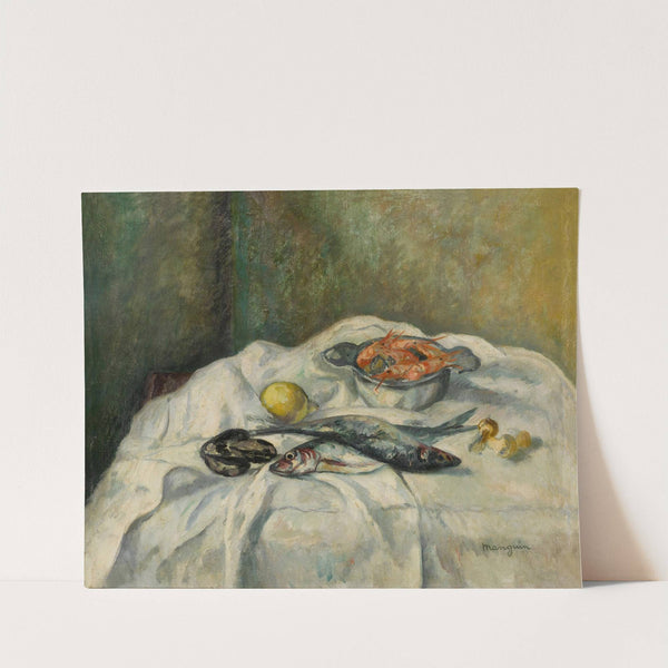 Harengs et crevettes by Henri Manguin