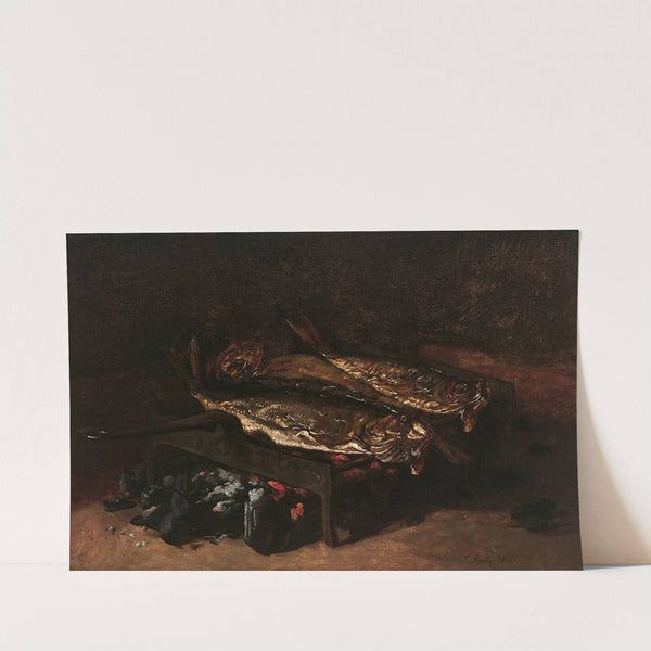 Harengs sur un gril by François Bonvin