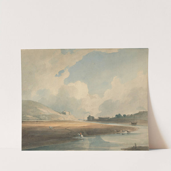 Harlech Castle and Twgwyn Ferry by John Varley