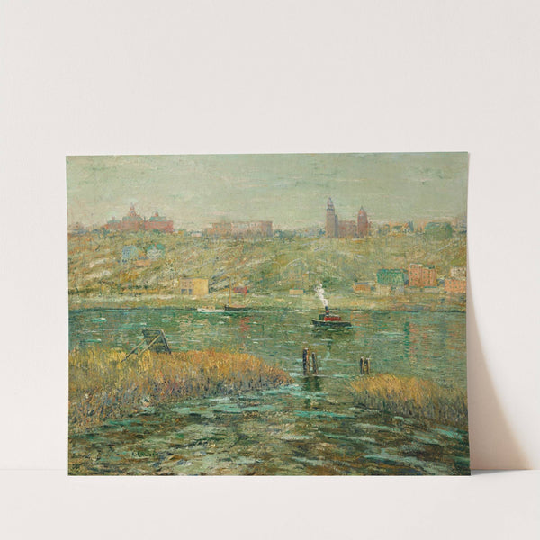 Harlem River (circa 1913-15) by Ernest Lawson
