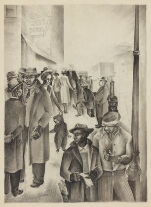 Harlem Street Scene