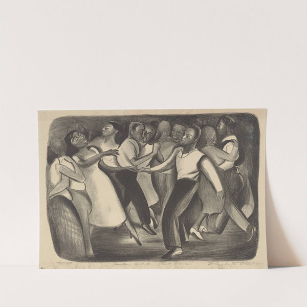 Harlem WPA Street Dance by Elizabeth Olds