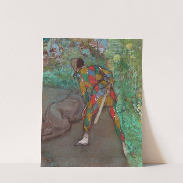 Harlequin (1885) by Edgar Degas