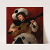 Harlequin with a guitar (1898) by Giacinto Tesio