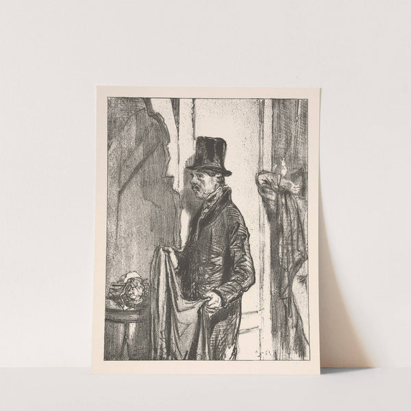 Harlequin’s coat; Ma’m’selle Cigale’s husband (1852) by Paul Gavarni