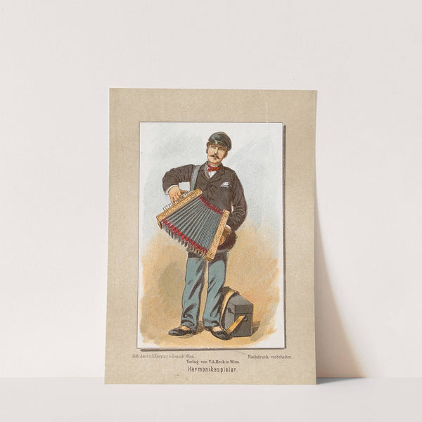 Harmonikaspieler (1880) by Ladislaus Eugen Petrovits