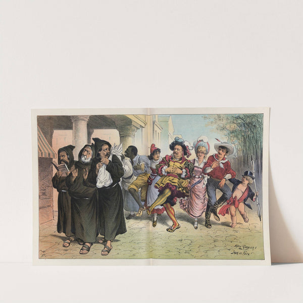 Harmony and envy (1885) by Joseph Ferdinand Keppler