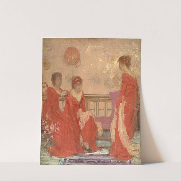 Harmony In Flesh Colour And Red (circa 1869) by James Abbott McNeill Whistler