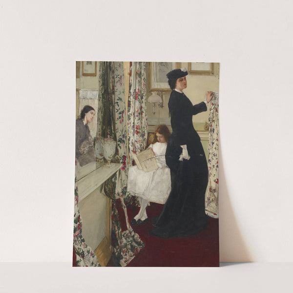 Harmony in Green and Rose; The Music Room (1860-1861) by James Abbott McNeill Whistler