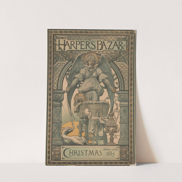 Harper’s bazaar, Christmas (1889.) by Luc-Olivier Merson