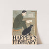 Harper's February by Edward Penfield