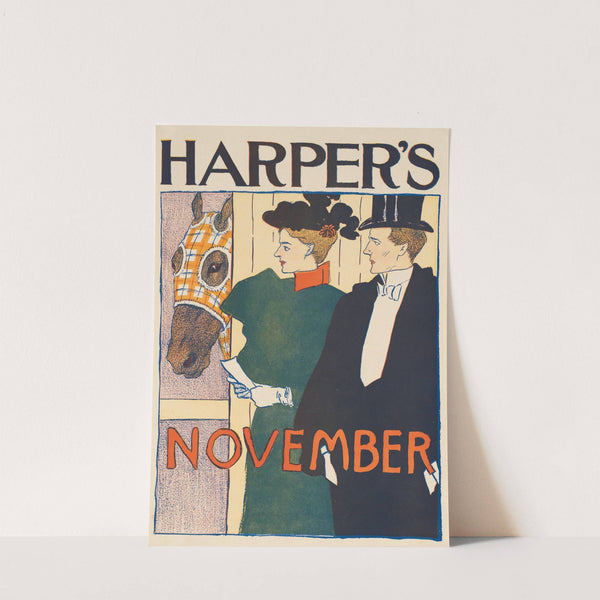 Harper's November by Edward Penfield
