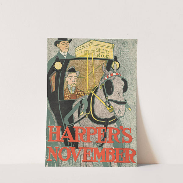 Harper's November by Edward Penfield